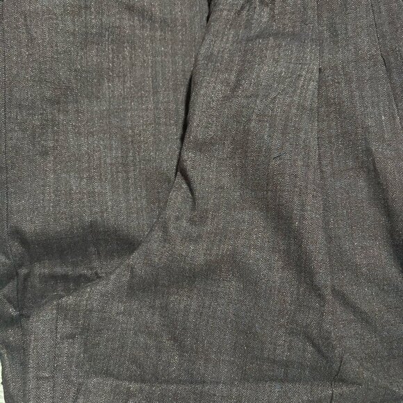 Wide-Leg Pants with Velvet Blend Fabric - Picture 7 of 11